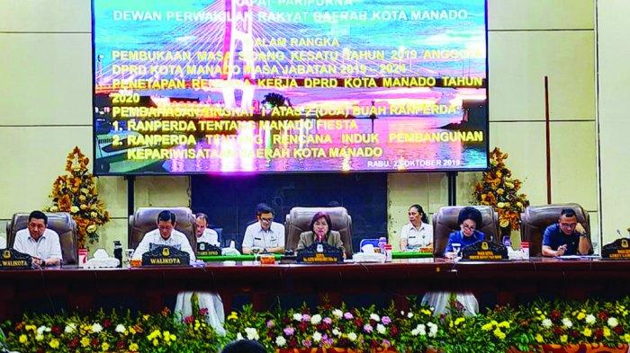 Wakili Ketua Aaltje, Noortje Pimpin Rapat Dengar Bersama Wali kota Manado