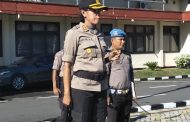 Siap Kawal Pilhut, Polres Minut Gelar Apel Pergeseran Pasukan Pengamanan