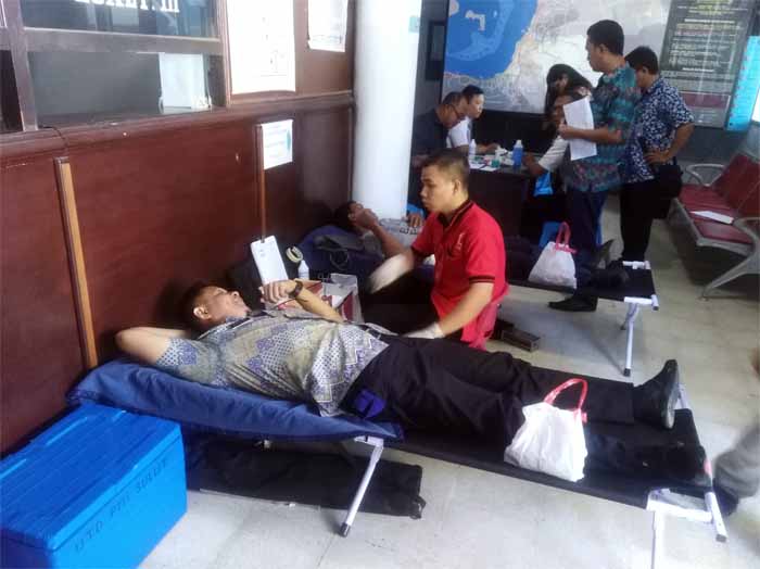 Gelar Baksos, Dishub Manado Gelar Donor Darah