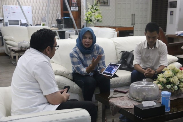 Wawali Mor Bastiaan Terima Kunjungan para Startup Muda Kota Manado