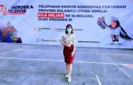 Enjie Jacklin Bawa Green Whispers Wakili Sulut Dalam Pelepasan Ekspor Komoditas Pertanian ke 14 Negara