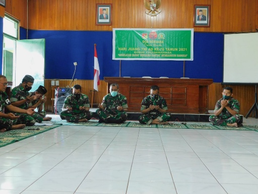 Jajaran Kodim 1302/Minahasa Gelar Doa Bersama Peringati Hari Juang TNI AD