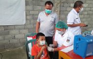 Pemdes Desa Suluan Gelar Vaksinasi, Hukum Tua Petrus: Presentase sudah Capai 85 persen