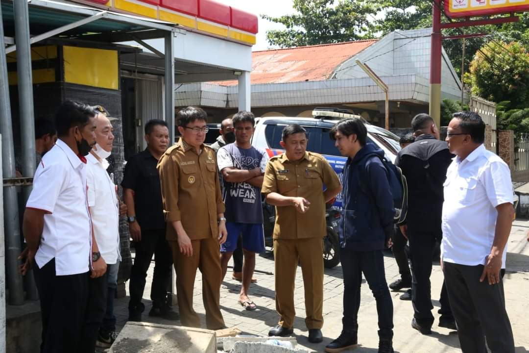 Walikota Andrei Angouw Turlap Cek Perbaikan Infrastruktur Kota Manado