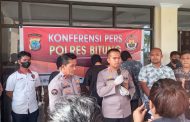 Kapolres Bitung Pimpin Press Confrence Kasus Pembunuhan di Kelurahan Girian Weru 1