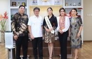 Miss Indonesia 2022 Audrey Venessa Temui Walikota Manado