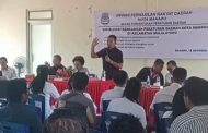 DPRD Kota Manado Gelar Sosialisasi Peraturan Daerah