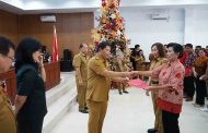 Resmikan BPD Kabupaten Minahasa Periode 2023-2029, Bupati Kumendong: Tingkatkan Kapasitas, Jaga Sinergitas dengan Kepala Desa