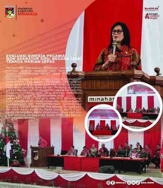 Sekda Lynda Watania Berikan Pembekalan ke Ribuan THL di Pemkab Minahasa