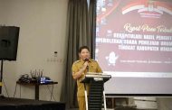 Hadiri Pleno Rekapitulasi Hasil Perolehan Suara, Bupati Kumendong Apresiasi Pelaksanaan Pemilu 2024