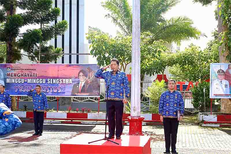 Apel Korpri Jajaran Pemkab Minahasa, Bupati Kumendong Ajak Tingkatkan Disiplin dan Loyalitas