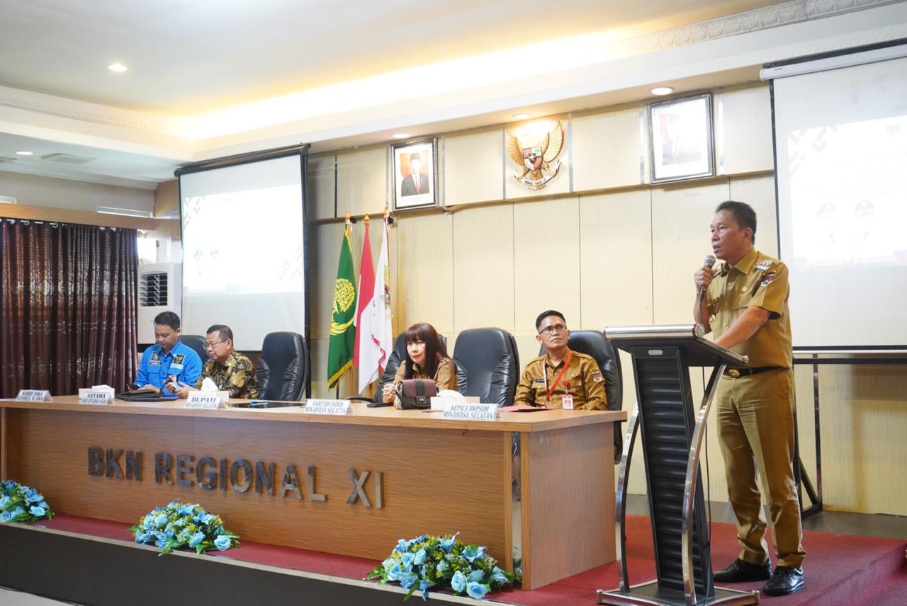 Optimalkan Kinerja Perangkat Daerah, Bupati FDW Buka Kegiatan Seleksi Terbuka JPTP di Minsel