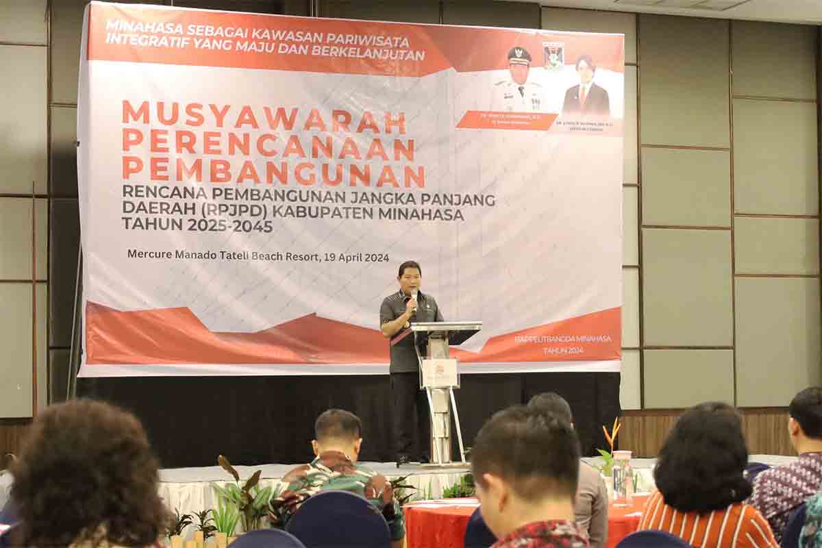 Buka Musyawarah RPJPD Minahasa 2025-2045, Ini Arahan Bupati Kumendong