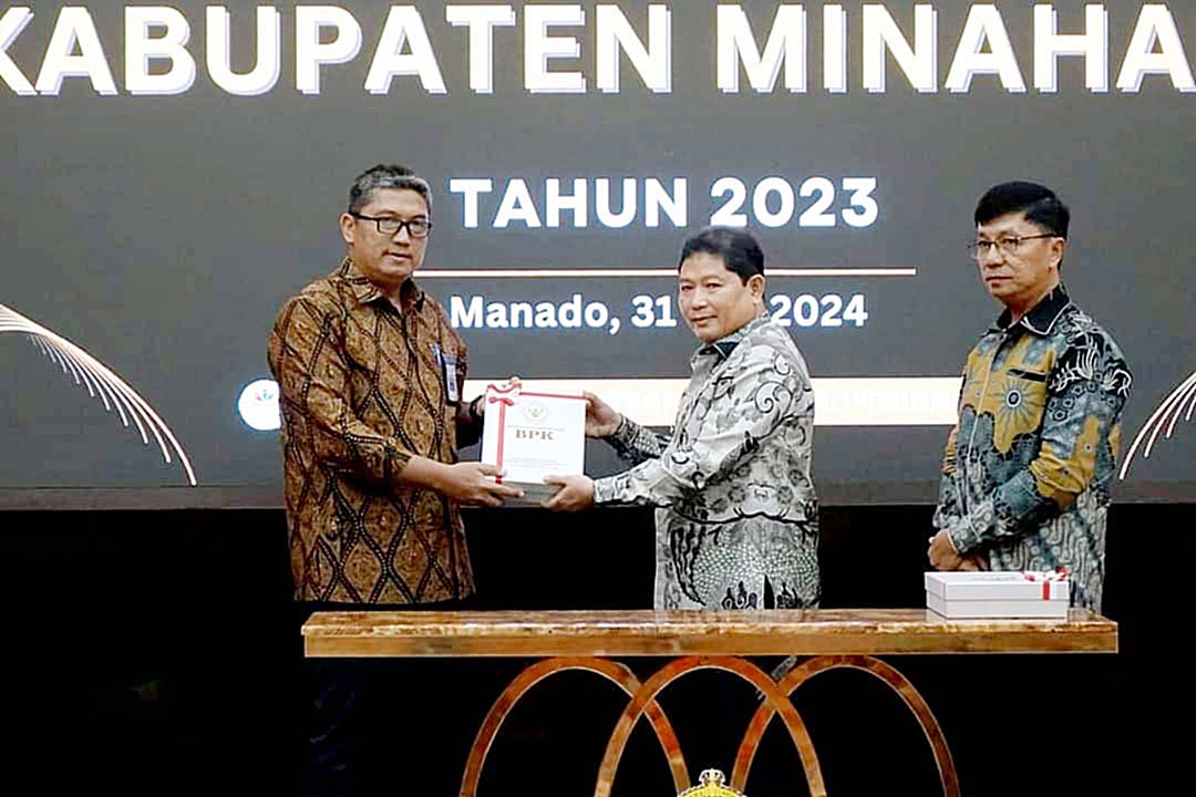 Pemkab Minahasa Raih WTP ke-10 Kali Berturut dari BPK RI