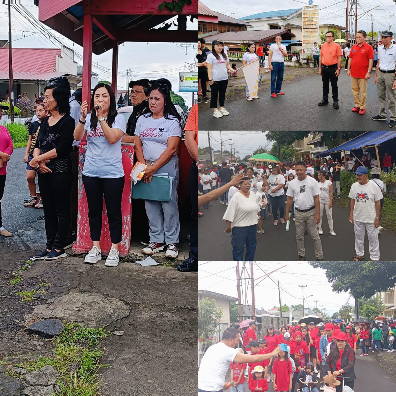 Hukum Tua Sesca Koropit Buka Kegiatan Jalan Sehat, Kolaborasi Pemdes Kaima dan LSM GMBI Meriahkan HUT Kemerdakaan