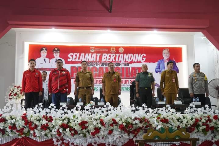 Gelar Open Turnamen Pencak Silat di Minsel, Kawatu Apresiasi Bupati FDW