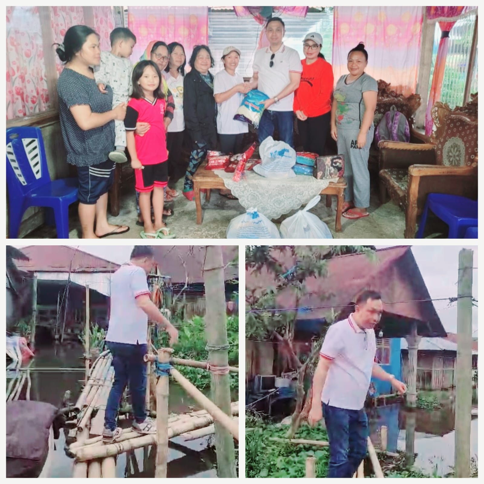 HVK Berikan Bantuan Kepada Masyarakat Korban Luapan Air Danau Tondano