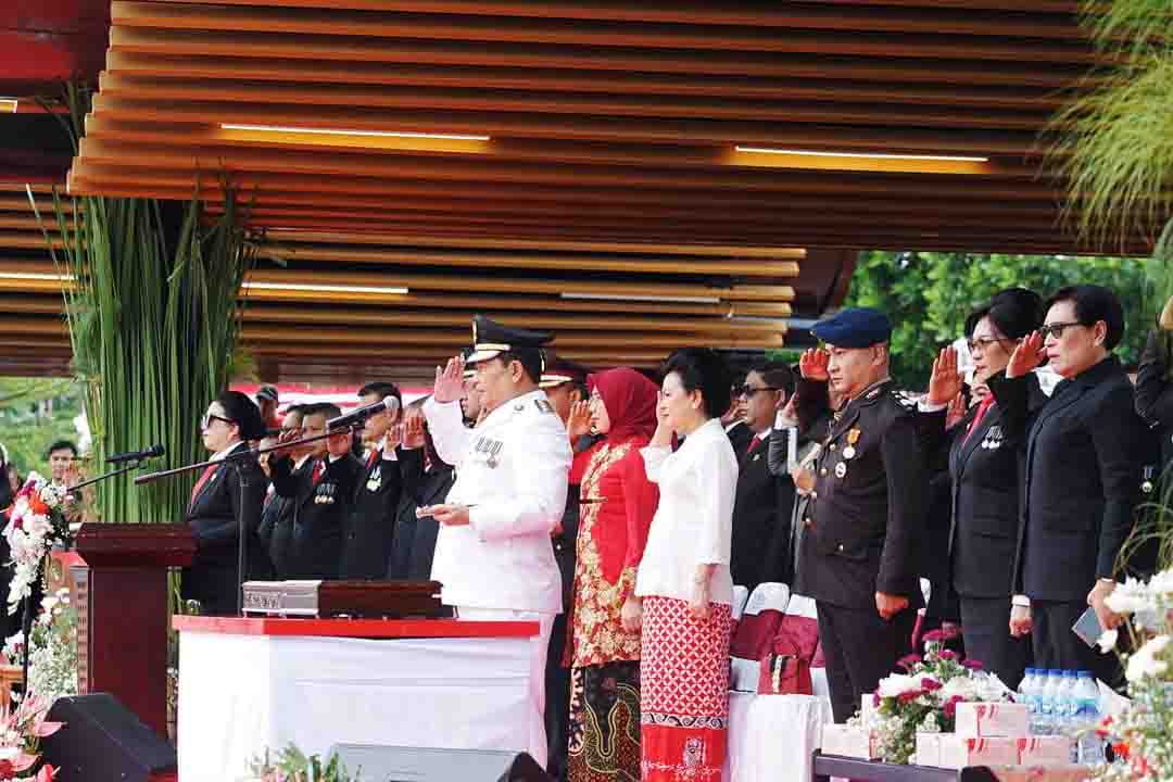 Meriah, Peringatan HUT ke-79 Kemerdekaan RI di Minahasa