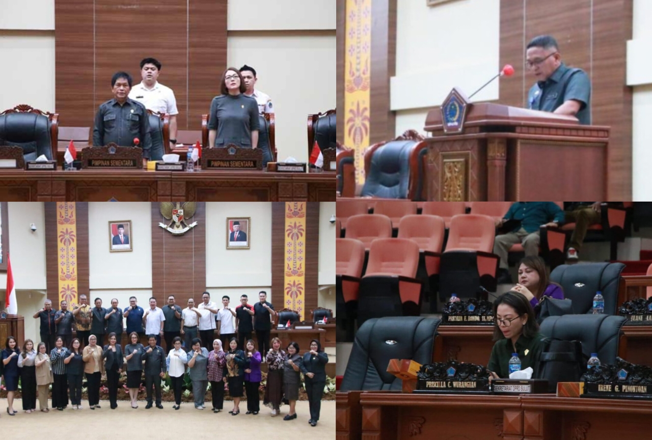 DPRD Sulut Tetapkan Susunan Fraksi Periode 2024-2029