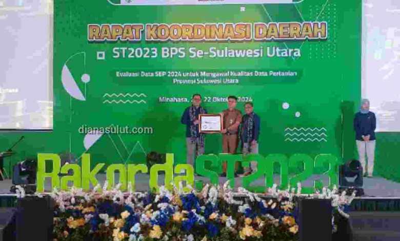 Kerja Keras Pemkab Minut Dibidang Sistem dan Statistik Berbuah Manis, Raih Penghargaan BPS