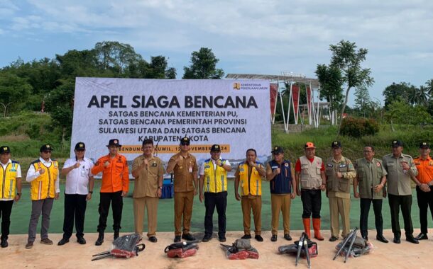 Hadapi Musim Hujan, Pjs Reza Hadiri Apel Siaga di Bendungan Kuwil Kalawat