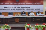 AKD DPRD Minut Terbentuk, VAR Pimpin Rapat Paripurna