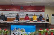 DPRD Minut Paripurnakan Penetapan Bupati dan Wakil Bupati Pemenang Pilkada 2024