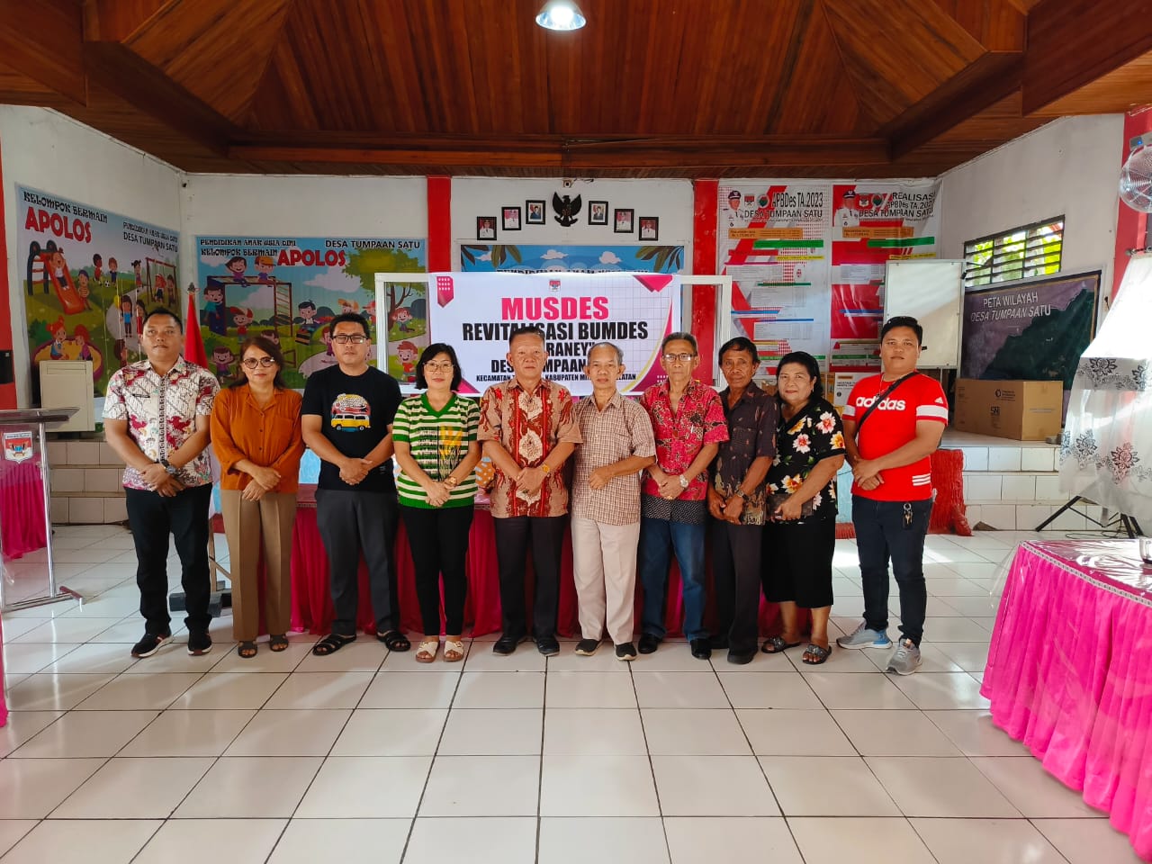 Musdes Revitalisasi BUMDes Waraney Tumpaan Satu, Ini Harapan Norman Tambaritji