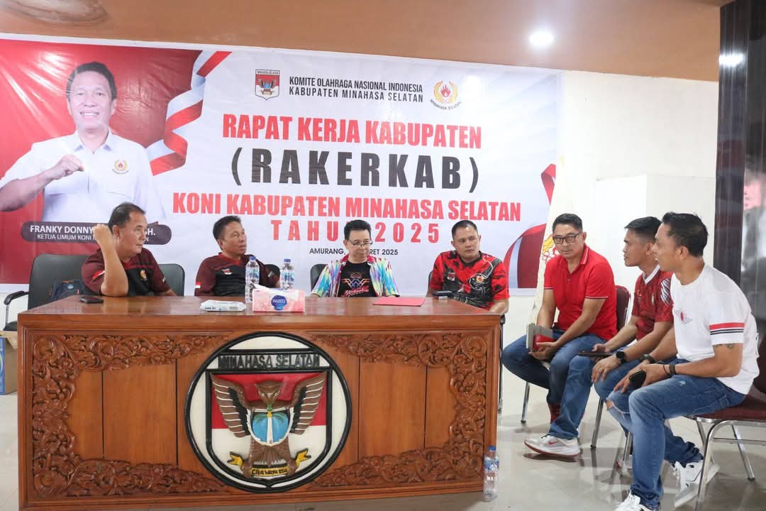 Dispora bersama KONI Minsel Matangkan Persiapan Porkab Tahun 2025