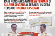 Pemkab Minut Kembali Ukir Prestasi, Watudambo II Masuk 25 Desa CANTIK Tingkat Nasional