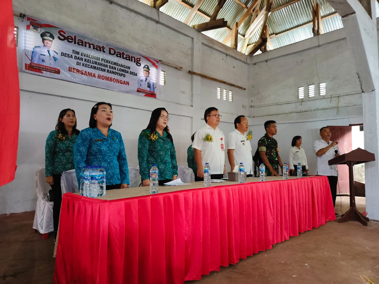 Tim Epdeskel Tingkat Kabupaten Lakukan Penilaian di Desa Poopo Kecamatan Ranoyapo