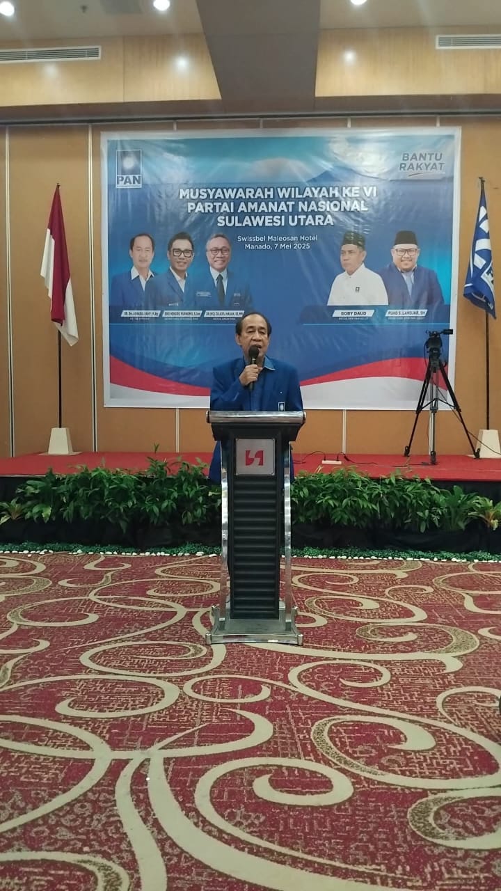 Hasil Muswil Ashabul Kahfi Terpilih Ketua DPW, Bambang Sebut DPD PAN Manado Siap Mendukung