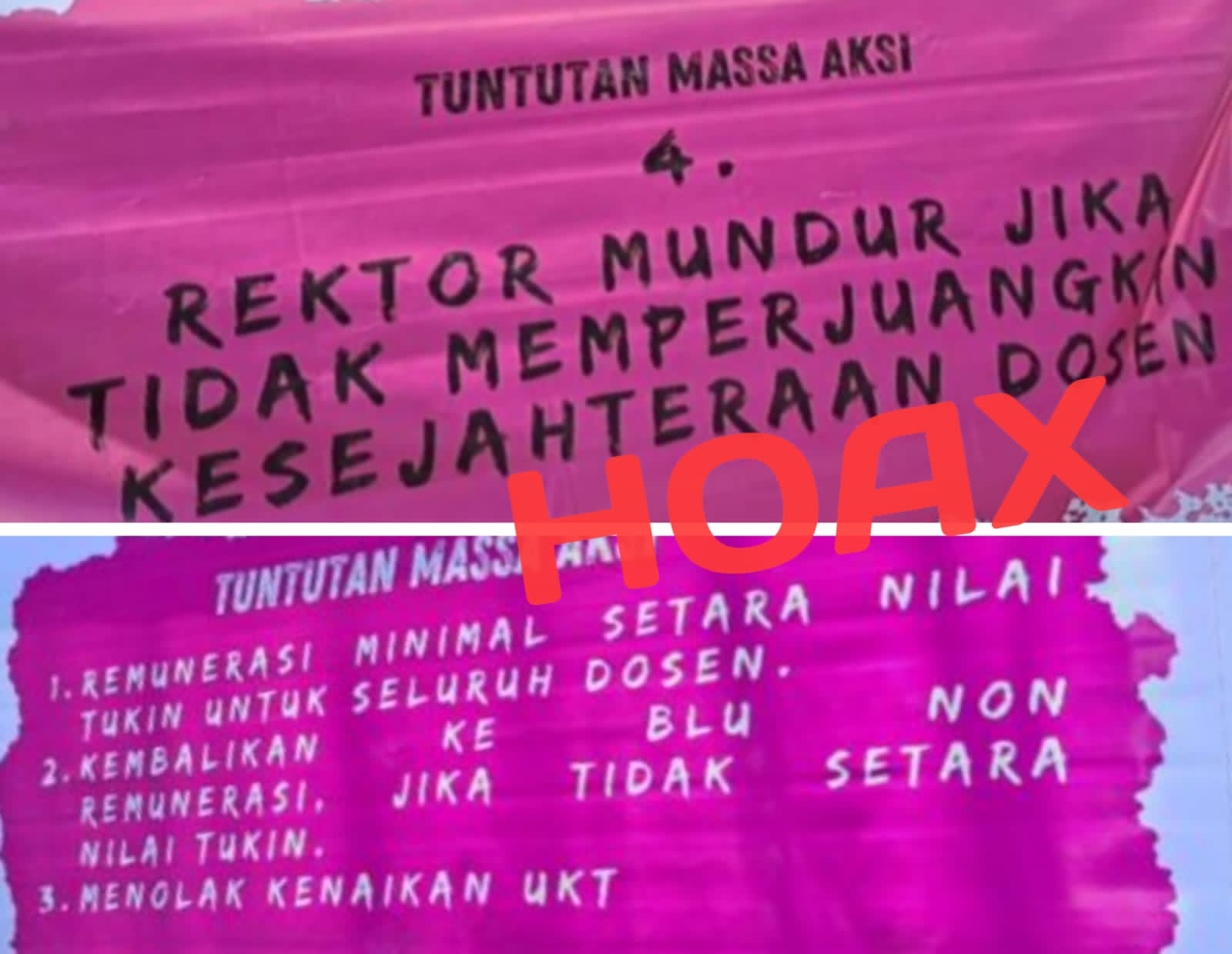 Isu UKT Hoax, Tuntutan Demo Dosen Unsrat Potensi TGR