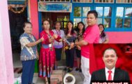Ricky Kalangi Gercep Serahkan Bantuan di SD GMIM I Tumpaan