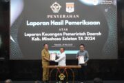 Komitmen Kelola Keuangan yang Baik, Pemkab Minsel Diganjar Opini WTP 9 Kali Berturut-turut