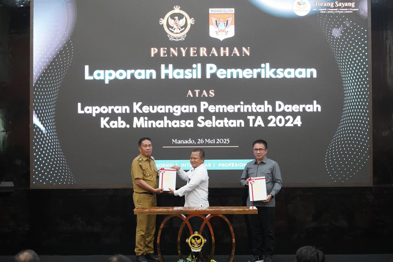 Komitmen Kelola Keuangan yang Baik, Pemkab Minsel Diganjar Opini WTP 9 Kali Berturut-turut