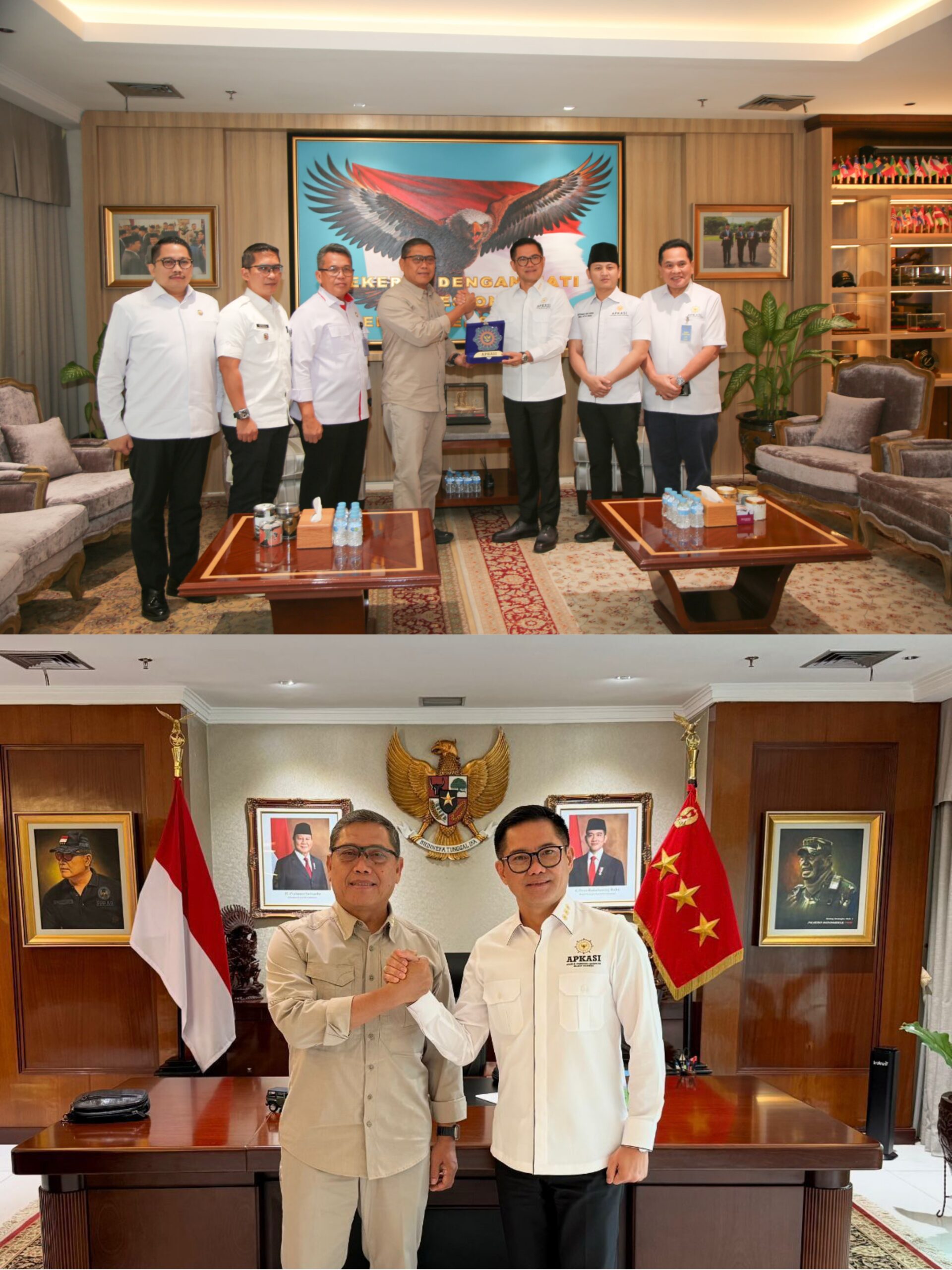 Waketum APKASI JG Bersama Pengurus Temui Kepala Staf Presiden Perkuat Sinergitas