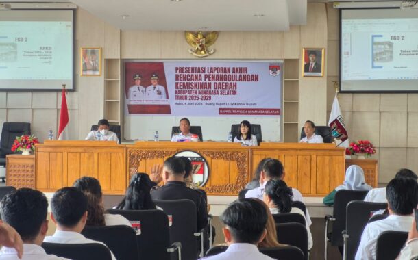 Tekan Angka Kemiskinan, Pemkab Minsel Gelar Presentasi Laporan Akhir RPKD