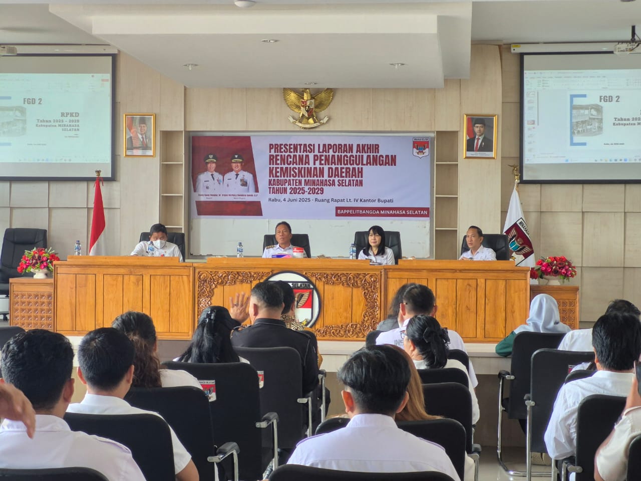Tekan Angka Kemiskinan, Pemkab Minsel Gelar Presentasi Laporan Akhir RPKD
