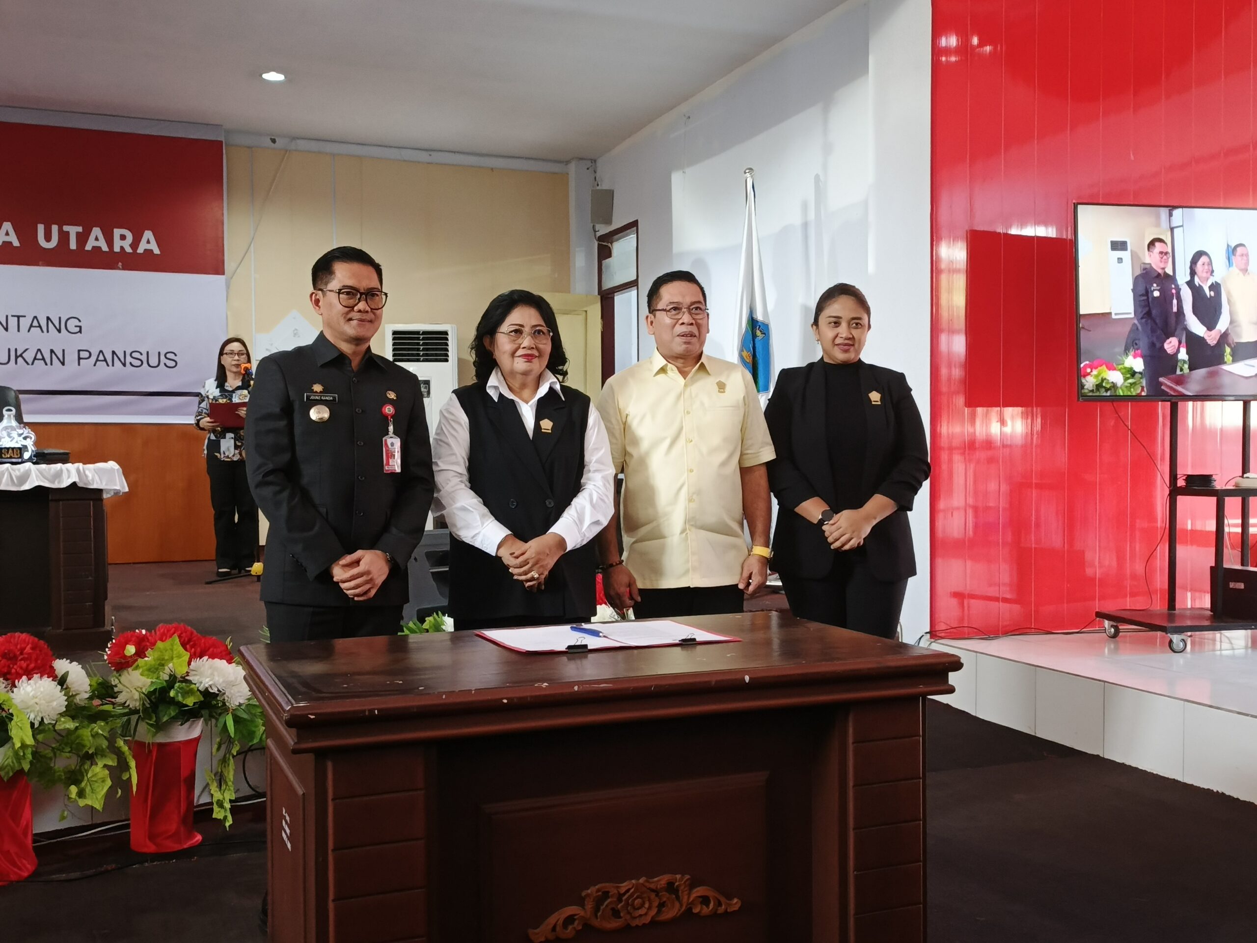 DPRD Minut Paripurnakan Ranperda Pertanggungjawaban APBD TA 2024 Serta Pembentukan Pansus ﻿