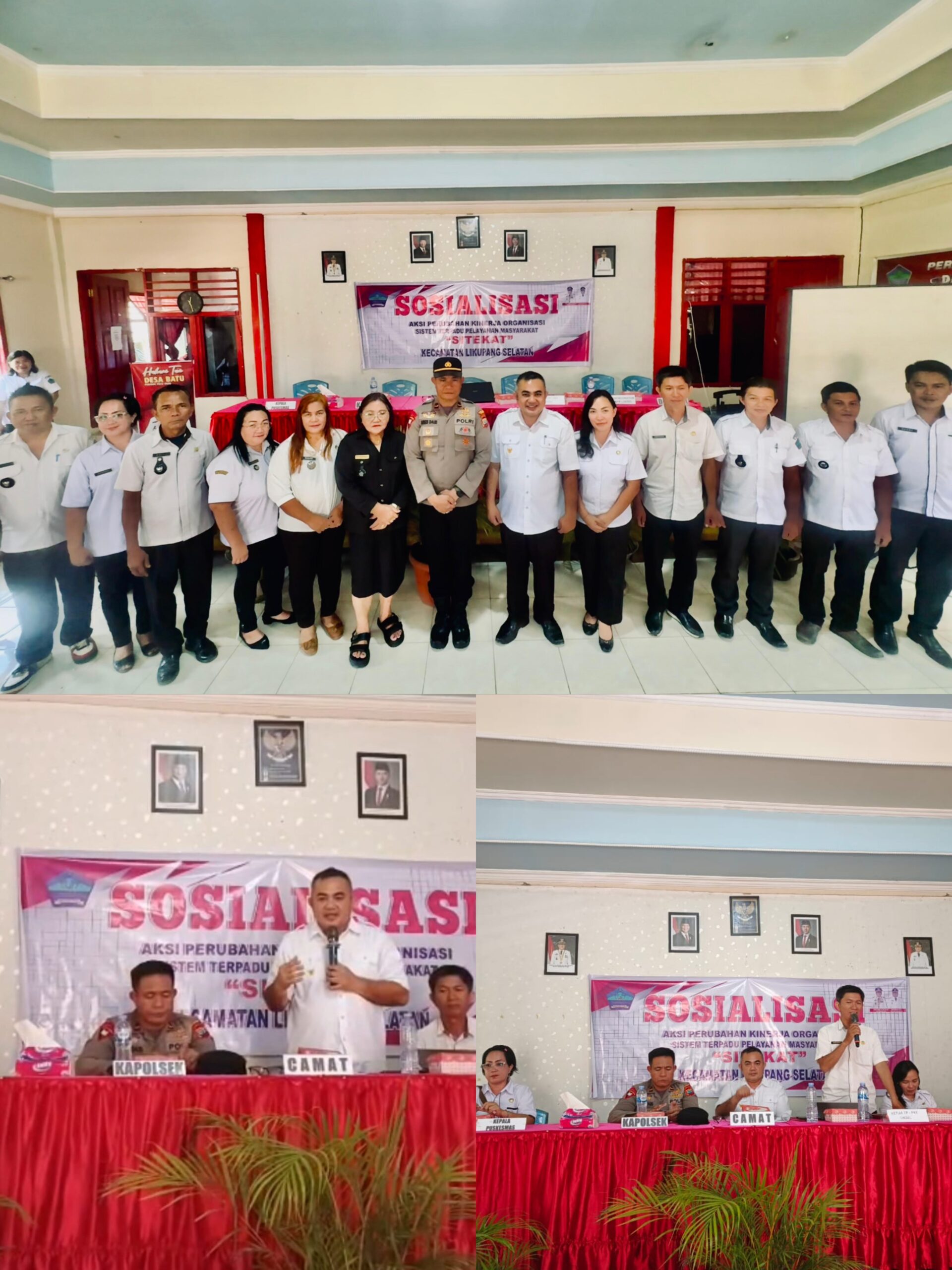 Camat Likupang Selatan David Talumantak Sosialisasikan Aplikasi Digital SITEKAT ke Para Hukum Tua