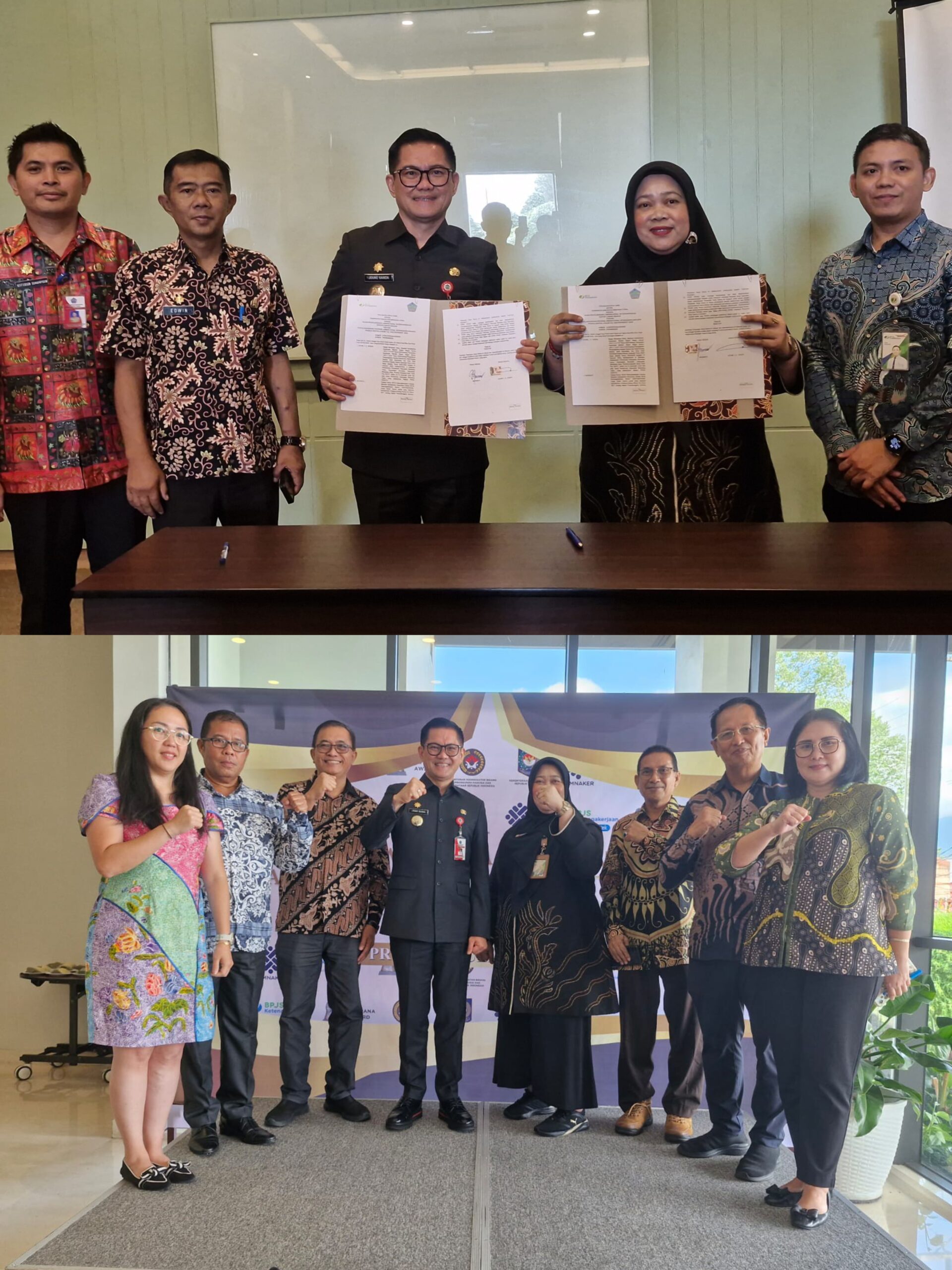 Dibawah Kepemimpinan JG-KWL, Kabupaten Minut Berpeluang Terima Paritrana Award ‎
