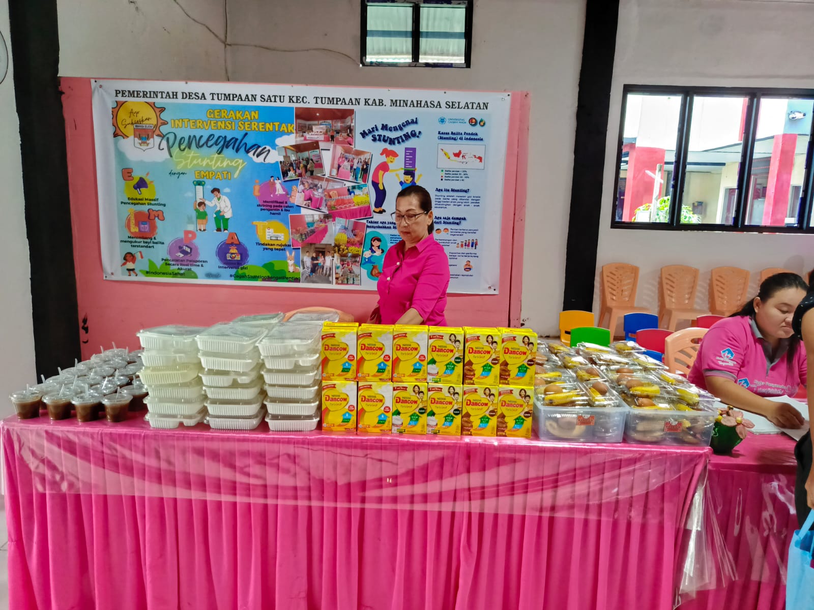 Pemdes Tumpaan Satu Gelar Posyandu ILP Bulan Juli