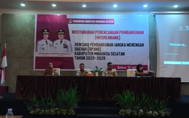 Pemkab Minsel Gelar Musrenbang RPJMD Tahun 2025-2029