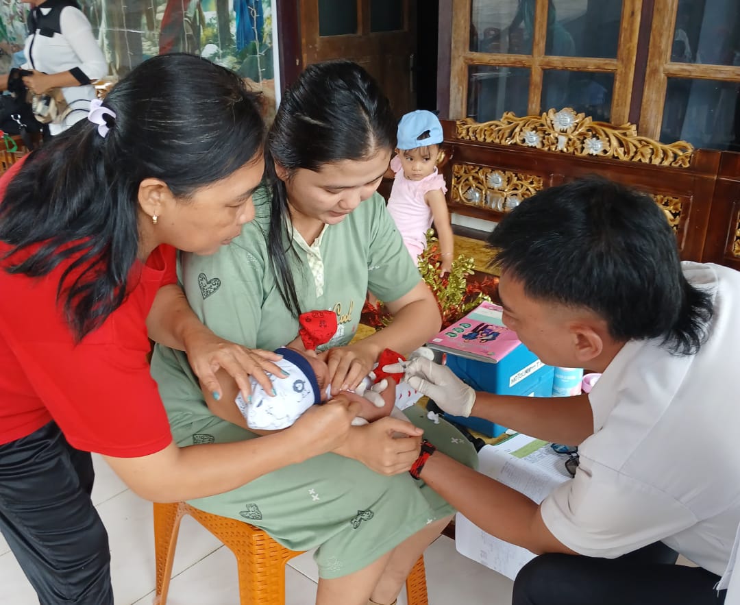 Pemdes Karimbow Gelar Posyandu ILP