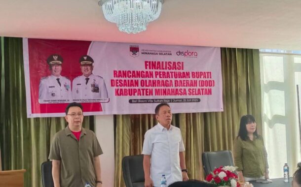 Ciptakan Ekosistem Olahraga Berkelanjutan, Dispora Minsel Gelar Finalisasi DOD