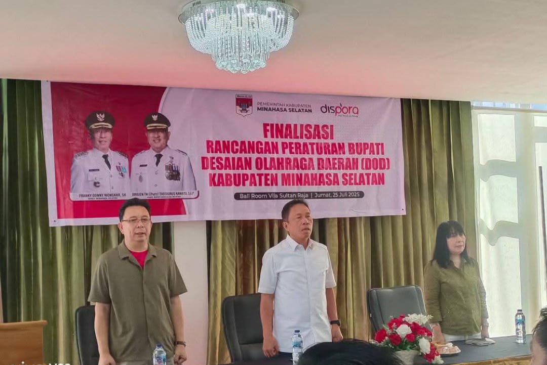 Ciptakan Ekosistem Olahraga Berkelanjutan, Dispora Minsel Gelar Finalisasi DOD