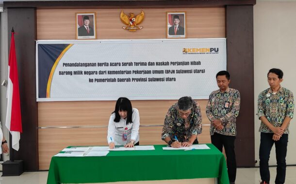 Penguatan Infrastruktur, Pemkab Minsel Terima Hibah Barang Milik Negara dari BPJN