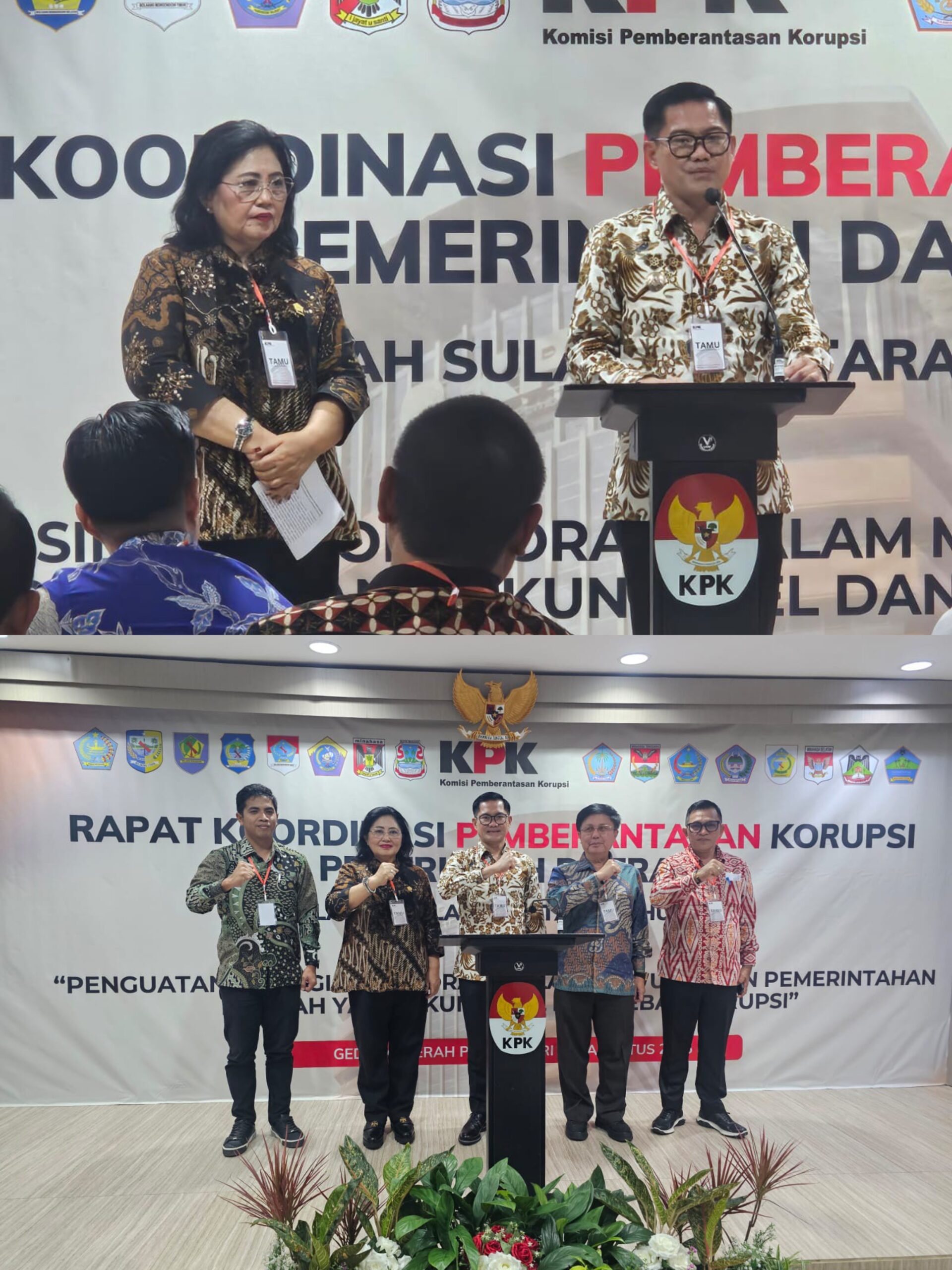 Hadiri Rakor di Kantor KPK, Bupati Tegaskan Pemerintahan Bebas Korupsi Jadi Skala Prioritas JGKWL 