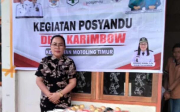 Pemdes Karimbow Gelar Posyandu ILP Bulan Agustus